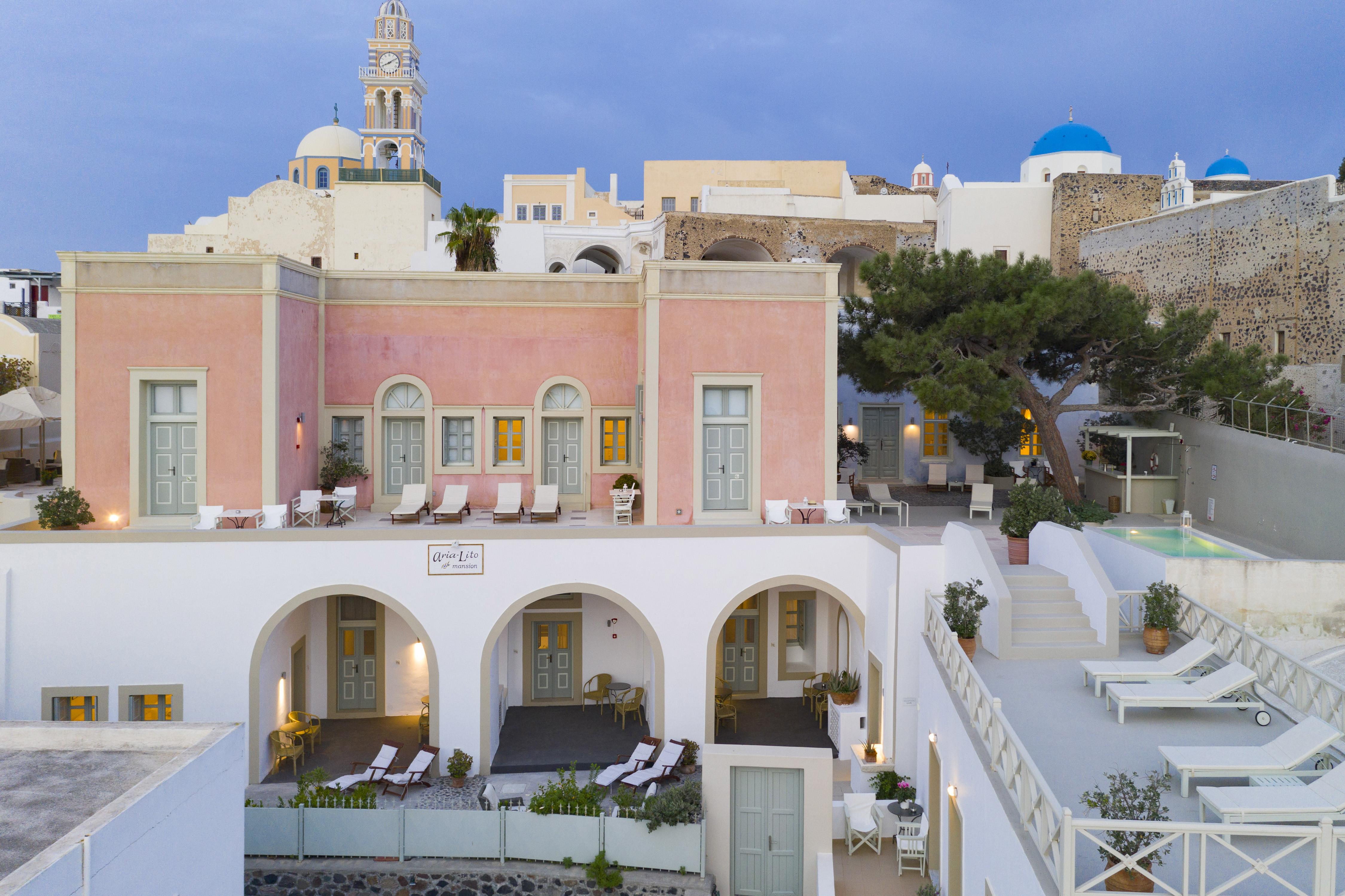 Hotel Aria Lito Mansion Fira  Exterior foto